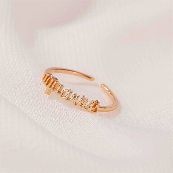 Urban Outfitters Jewelry - Aquarius Minimalist ZodiacSign Astrology Boho Ring